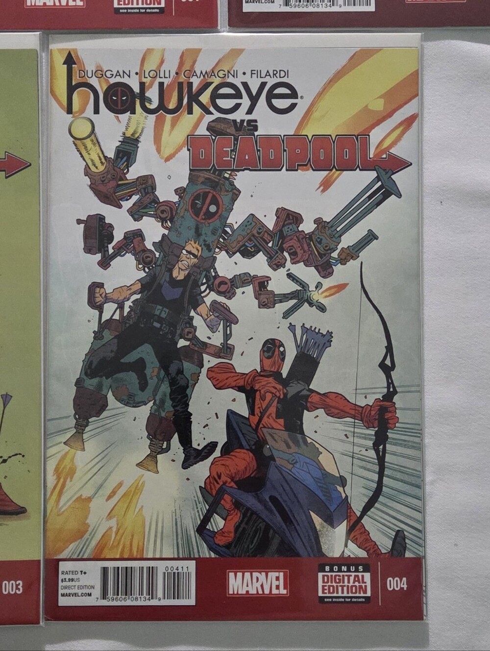 Hawkeye vs Deadpool (2014) comic book lot - Picture 6 of 7